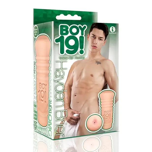 Male Sex Toys Icon Brands INC Boy 19 Teen Twink Stroker Hayden Brier