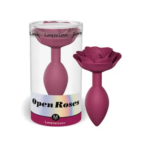 Male Sex Toys Love To Love Love to Love Open Roses Silicone Anal Plug