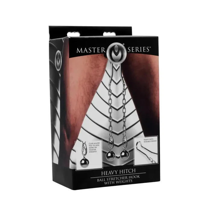 Male Sex Toys Master Series Heavy Hitch Ball Stretcher Hook With Weights Male Sex Toys Master Series Heavy Hitch Ball Stretcher Hook With Weights