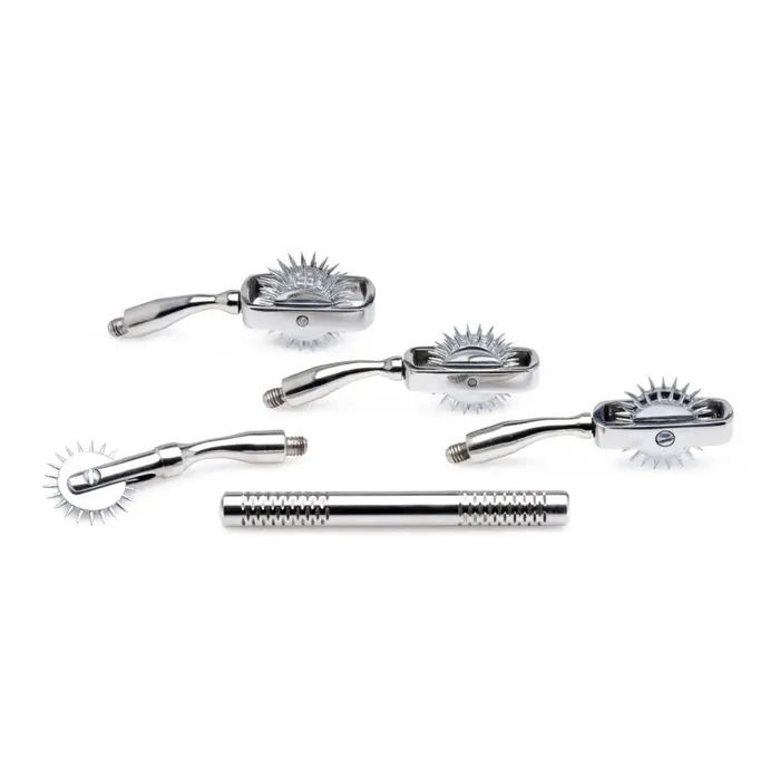 Male Sex Toys Master Series Master Series Deluxe Wartenberg Wheel Set With Travel Case