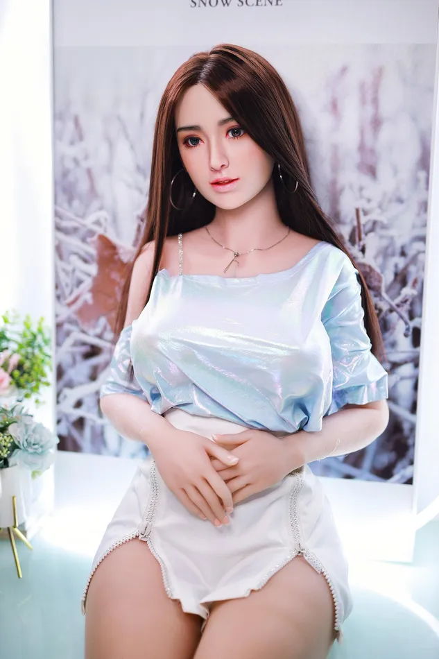 Male Sex Toys Neodoll Sugar Babe Isabelle Silicone TPE Hybrid Sex Doll Uterus Gel Breast 161cm Silicone Colour Neodoll Sugar Babe