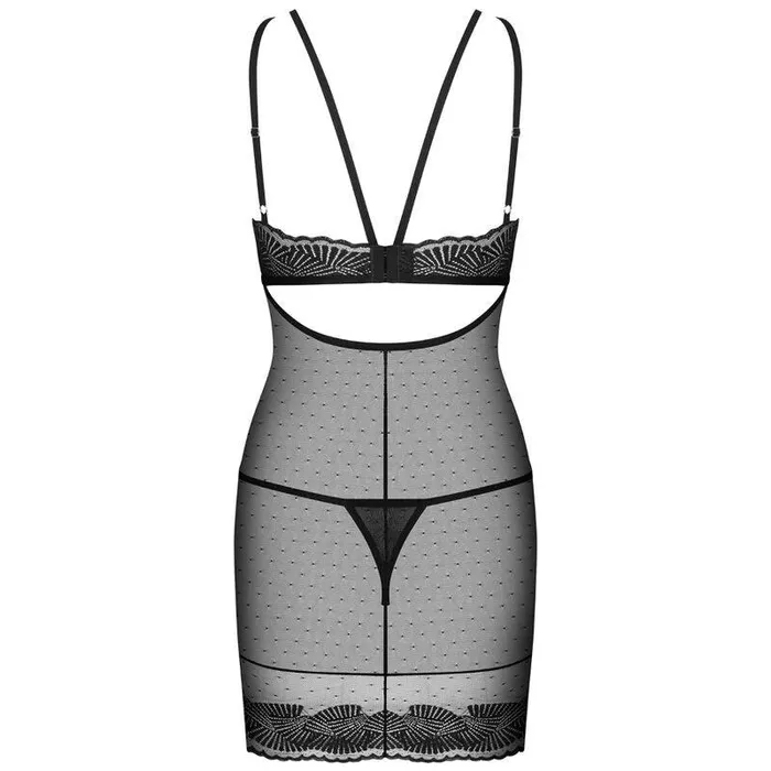 Male Sex Toys Obsessive OBSESSIVE ALLASTIA CHEMISE AND THONG LXL