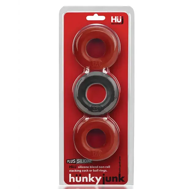 Male Sex Toys OXBALLS Hunkyjunk HUJ3 CRing 3Pack White Ice Male Sex Toys OXBALLS Hunkyjunk HUJ3 CRing 3Pack White Ice