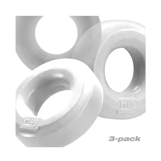 Male Sex Toys OXBALLS Hunkyjunk HUJ3 CRing 3Pack White Ice Male Sex Toys OXBALLS Hunkyjunk HUJ3 CRing 3Pack White Ice