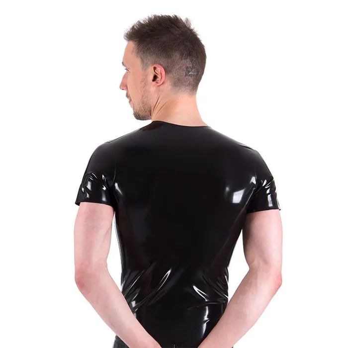 Male Sex Toys REGULATION Short Sleeve Rubber TShirt Front Zip