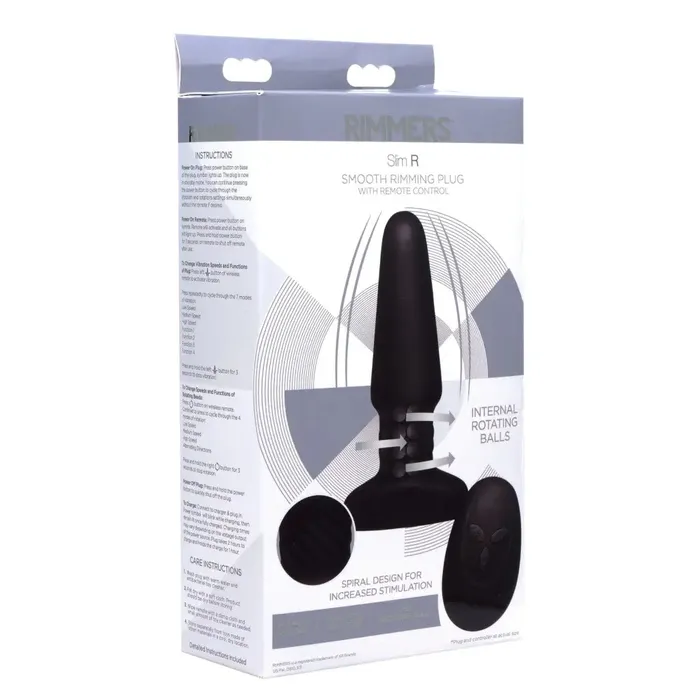 Male Sex Toys Rimmers Slim Rimming Plug With Remote Control