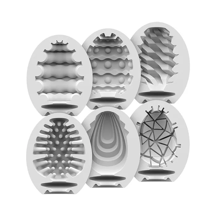 Male Sex Toys Satisfyer Satisfyer Masturbator Eggs Set of 6 Assorted Styles