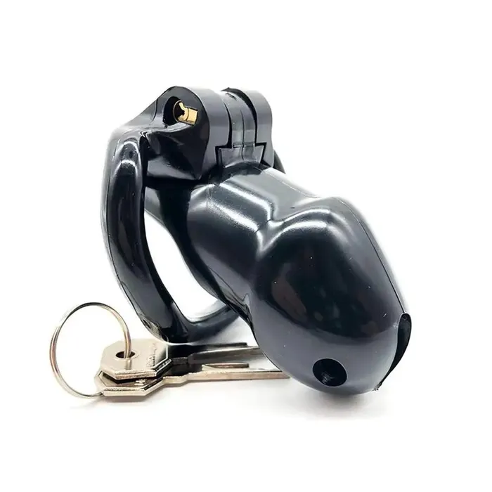 Male Sex Toys SM Domain Sub Trainer Chastity Cage Black