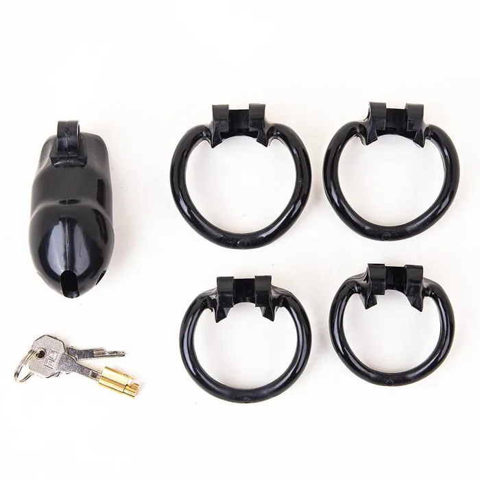 Male Sex Toys SM Domain Sub Trainer Chastity Cage Black