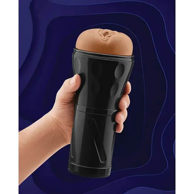 Male Sex Toys Vvole Forto Model V20 HardSide Vagina Masturbator Tan Male Sex Toys Vvole Forto Model V20 HardSide Vagina Masturbator Tan