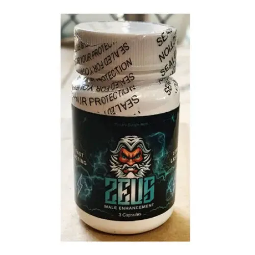 Male Sex Toys Zeus Plus Male Supplement Pill Bottle 3 Gig Wholesale Inc