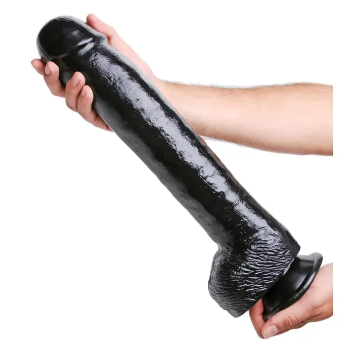 Master Cock Anal The Black Destroyer Huge 17 Inch Dildo