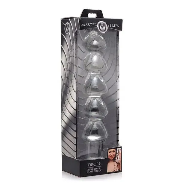 Master Series Drops Anal Links Glass Dildo Master Series Dildos