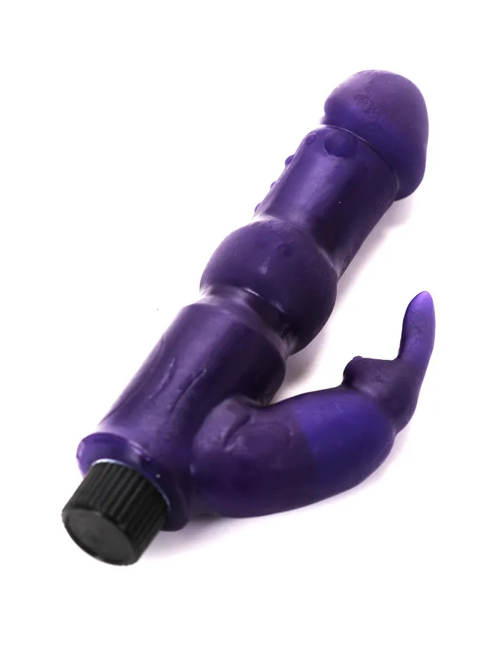Minx 7 Inch Water Bunny Jelly Vibrator Purple HonourSkintwocom Vibrators