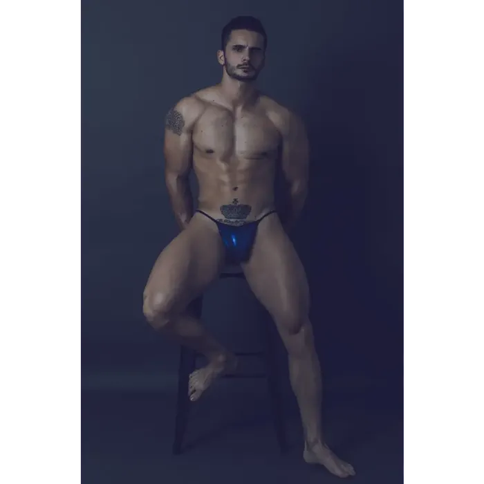 Mob Mirror G String Blue Male Basics Vibrators Mob Mirror G String Blue Male Basics Vibrators