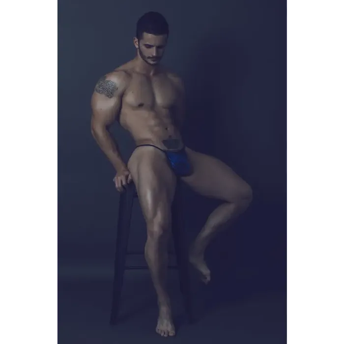 Mob Mirror G String Blue Male Basics Vibrators Mob Mirror G String Blue Male Basics Vibrators