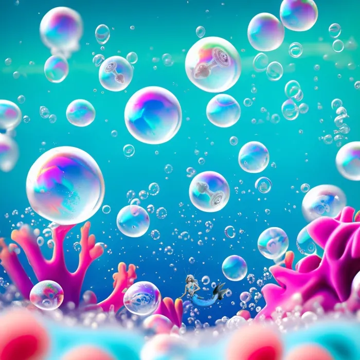Moss Green Mermaid Bubbles Plug CrystalDelights Anal