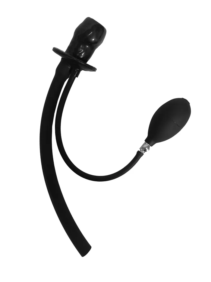 Moulded Rubber Pump Up Gag with Breathing Tube HonourSkintwocom Male Sex Toys