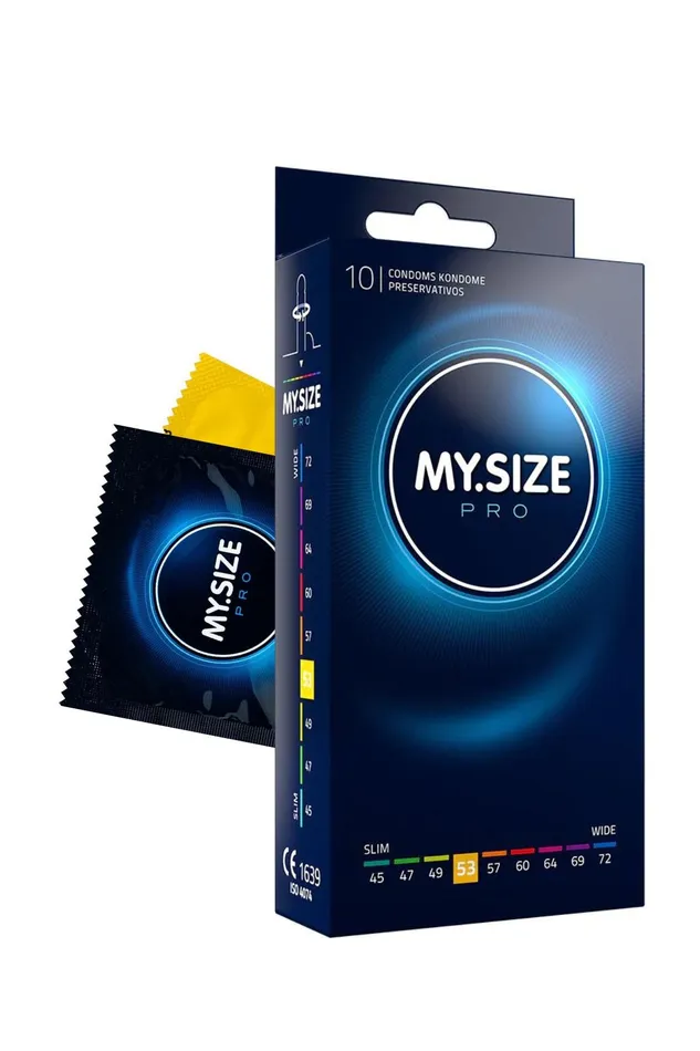 MYSIZE Female Sex Toys MYSIZE Pro 53mm Condoms 10 Pack