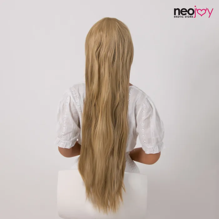 Neodoll Hair Wigs Golden Blond Long Neojoy Vibrators