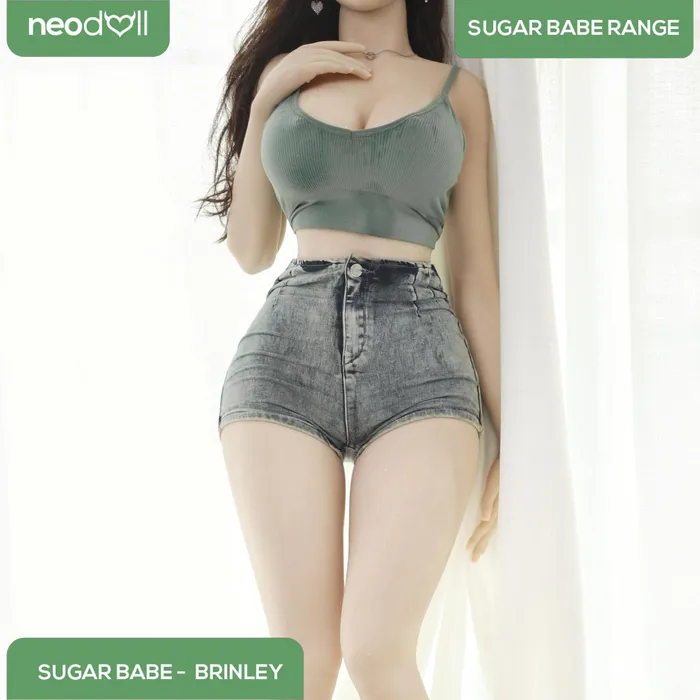 Neodoll Sugar Babe Brinley Silicone TPE Hybrid Sex Doll 157cm Implanted Hair Silicone Colour Neodoll Sugar Babe Male Sex Toys