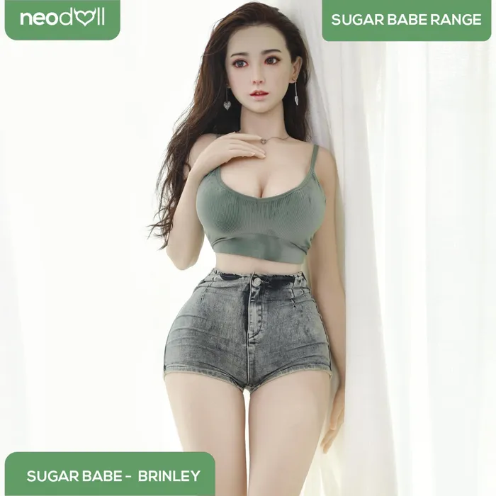 Neodoll Sugar Babe Brinley Silicone TPE Hybrid Sex Doll 157cm Implanted Hair Silicone Colour Neodoll Sugar Babe Male Sex Toys