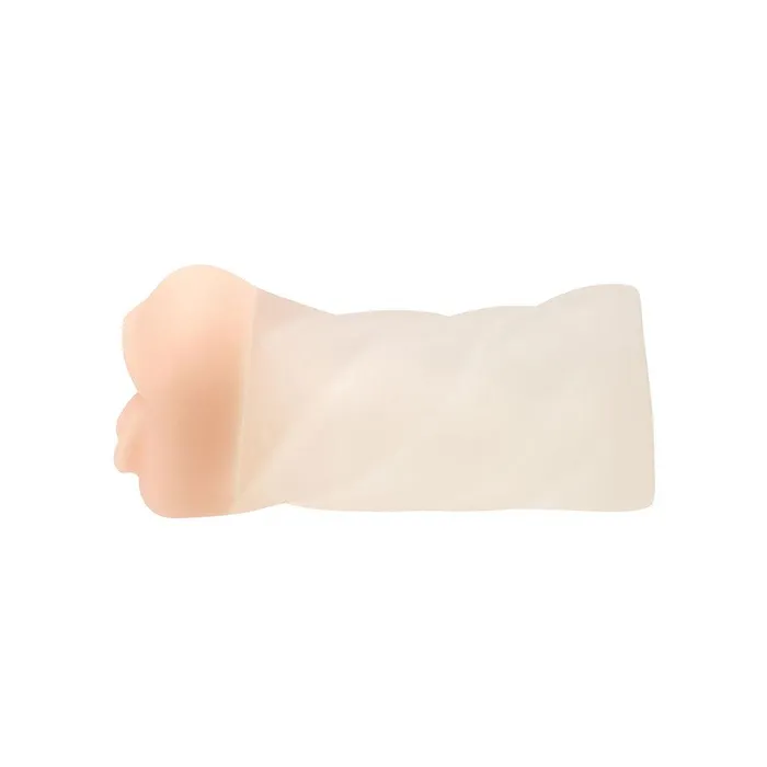 Neojoy Transparant Dual Color Blowjob Handheld Masturbator 029kg Dual Color White Skin Clear Neojoy Dildos