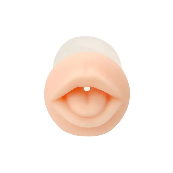 Neojoy Transparant Dual Color Blowjob Handheld Masturbator 029kg Dual Color White Skin Clear Neojoy Dildos