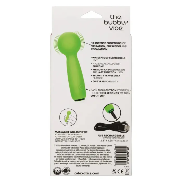 Neon Vibes The Bubbly Vibe California Exotic Novelties Vibrators