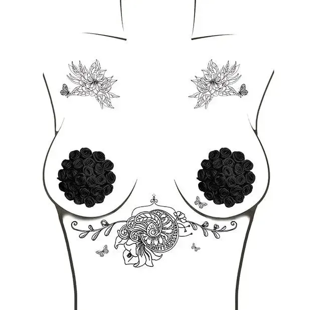 Neva Nude Female Sex Toys Neva Nude Burlesque Nightfall Roses Reusable Silicone Pasties Neva Nude Female Sex Toys Neva Nude Burlesque Nightfall Roses Reusable Silicone Pasties
