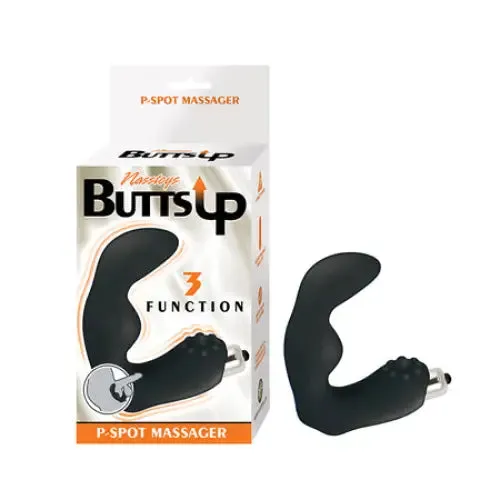 Novelties By Nasswalk Anal Butts Up PSpot Massager Black