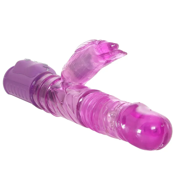 ns novelties Vibrators BunnyTron Thruster Rabbit Vibe in Purple