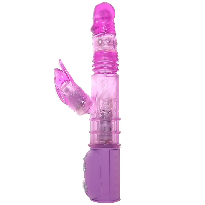 ns novelties Vibrators BunnyTron Thruster Rabbit Vibe in Purple