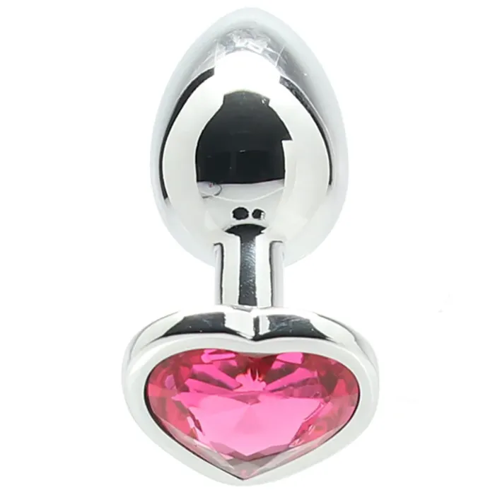 Ouch Pink Heart Gem Plug in Small Shots Toys Anal