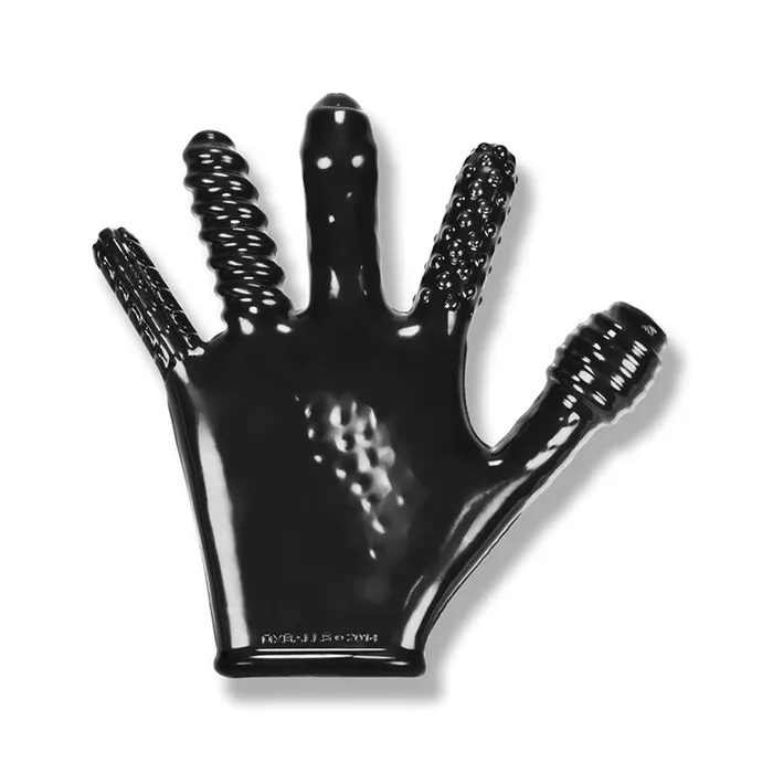 OXBALLS Finger Fuck Textured Gloves Black Oxballs Anal