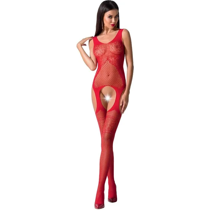PASSION WOMAN BS061 RED BODYSTOCKING ONE SIZE Passion Bodystockings Playsuits PASSION WOMAN BS061 RED BODYSTOCKING ONE SIZE Passion Bodystockings Playsuits