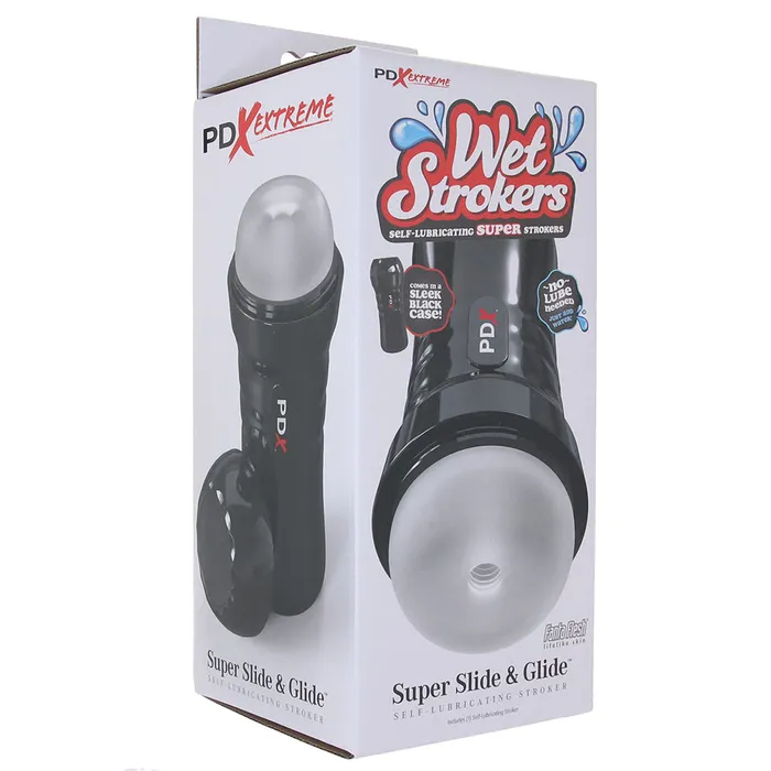 PDX Wet Strokers Super Slide Glide Stroker Pipedream Male Sex Toys