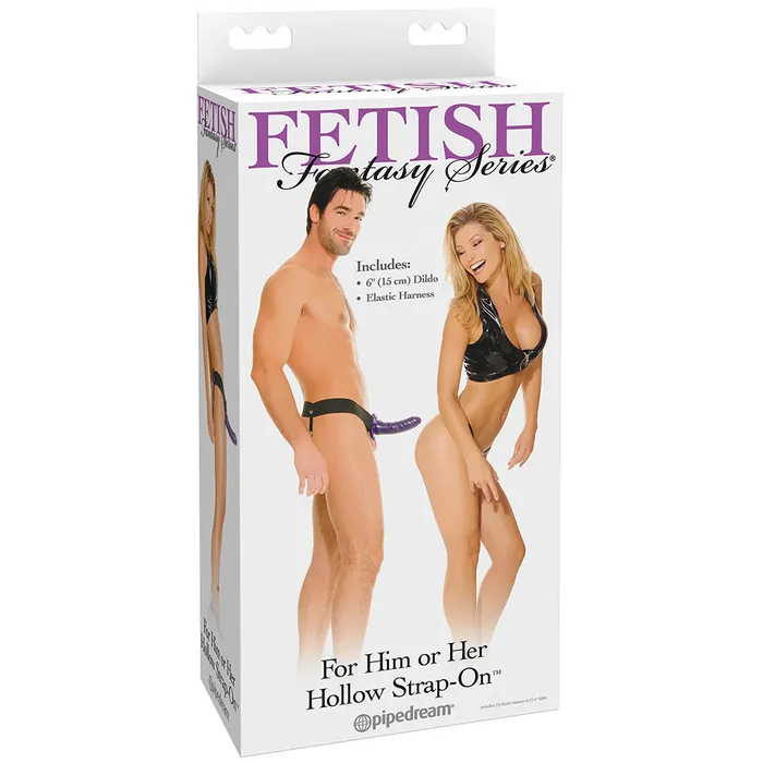 Pipedream Female Sex Toys Fetish Fantasy Hollow StrapOn in Purple Pipedream Female Sex Toys Fetish Fantasy Hollow StrapOn in Purple