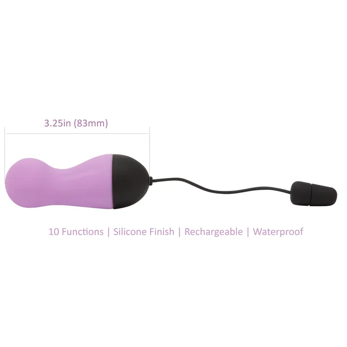 PowerBullet Female Sex Toys PowerBullet Remote Control Vibrating Egg Purple