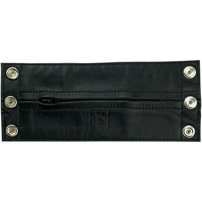 Prowler RED Leather Wrist Wallet Black XL Prowler Restraints