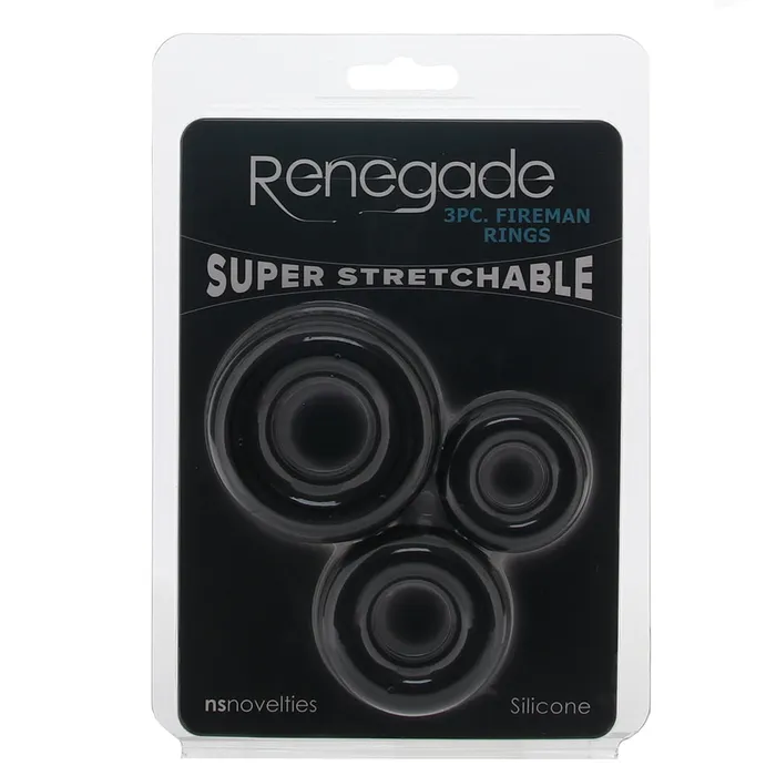 Renegade Super Stretchable Fireman Ring Set ns novelties Male Sex Toys