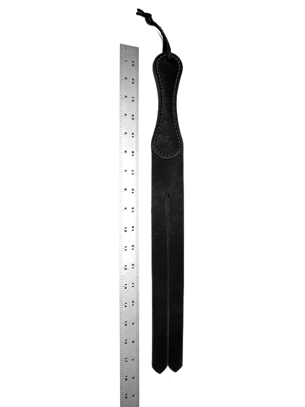 Restraints 6Whips Tawse Leather Paddle 6Whips