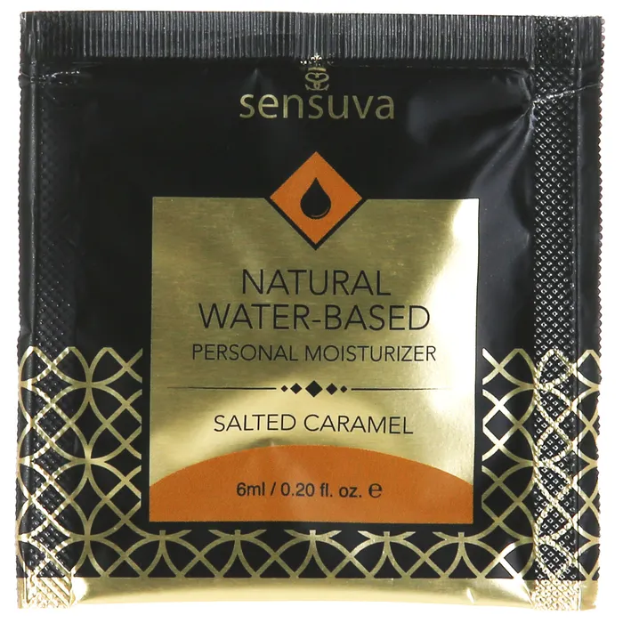 Sensuva Natural WaterBased Flavoured Personal Moisturizer 6ml02oz Salted Caramel Sensuva Vibrators Sensuva Natural WaterBased Flavoured Personal Moisturizer 6ml02oz Salted Caramel Sensuva Vibrators