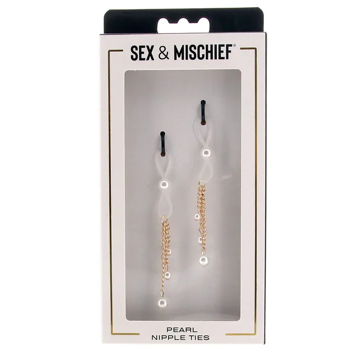 Sex Mischief Pearl Nipple Ties Sportsheets Couples