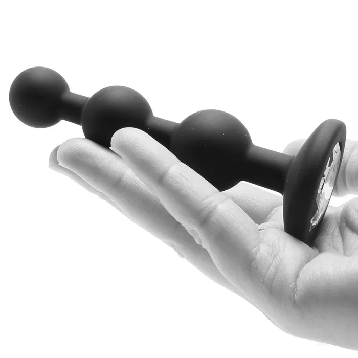 Shots Toys Ouch Silicone Beaded Diamond Butt Plug Anal Shots Toys Ouch Silicone Beaded Diamond Butt Plug Anal