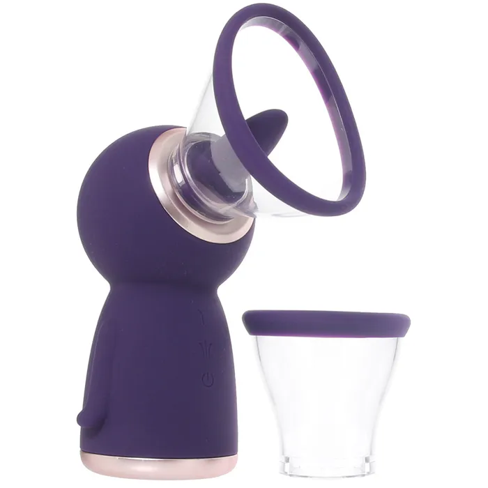 Shots Toys Vibrators Pumped Exquisite Vulva Breast Pump in Purple