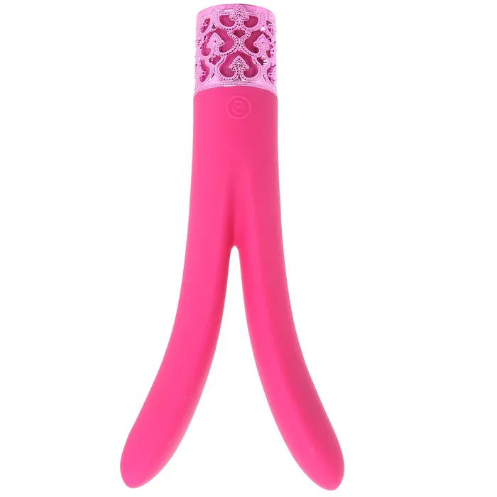 Shots Toys Vibrators Royal Gems Dueling Queens Vibe in Pink