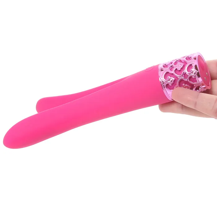 Shots Toys Vibrators Royal Gems Dueling Queens Vibe in Pink