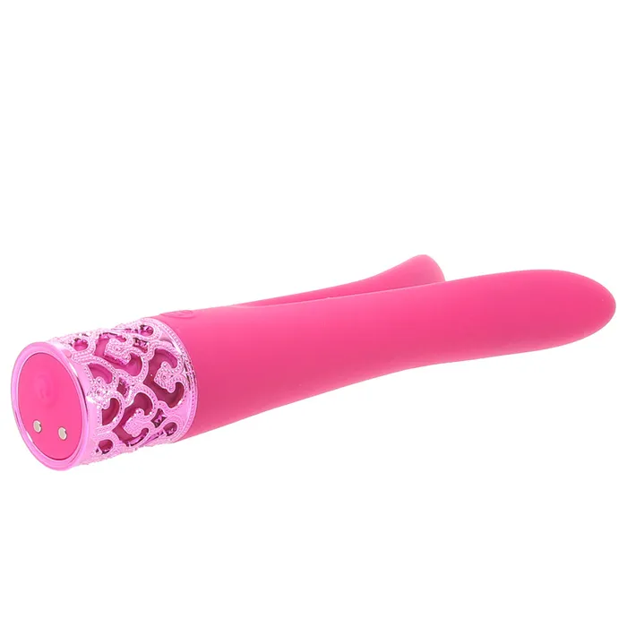 Shots Toys Vibrators Royal Gems Dueling Queens Vibe in Pink