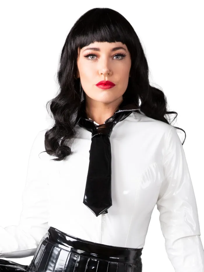 SkinTwocom Anal Black PVC Tie OS